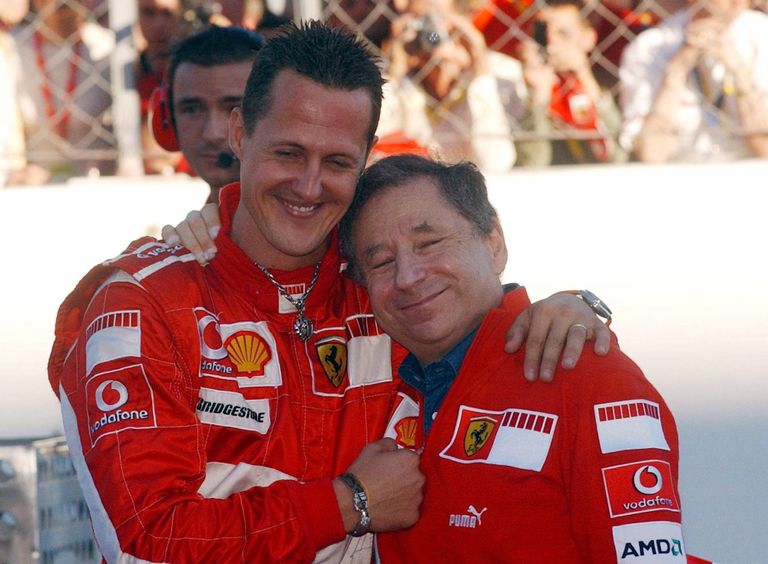 Michael Schumacher ja Jean Todt.
