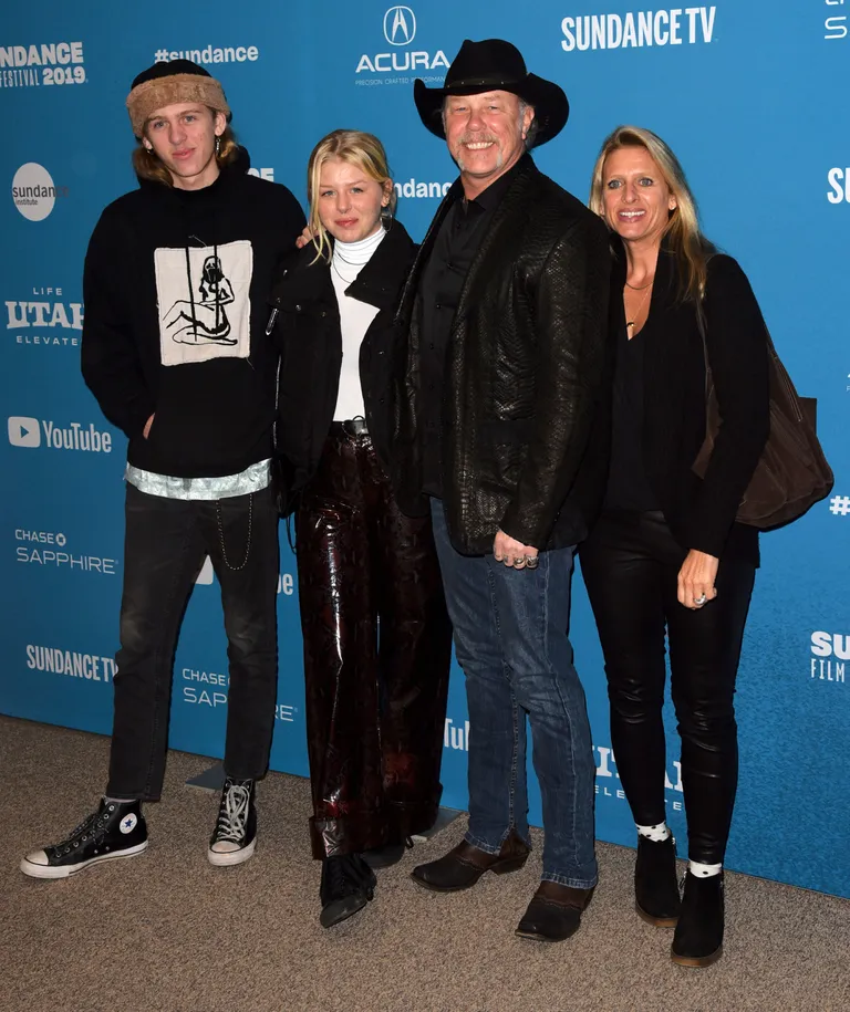 James Hetfield perega filmi esilinastusel Sundance'i filmifestivalil