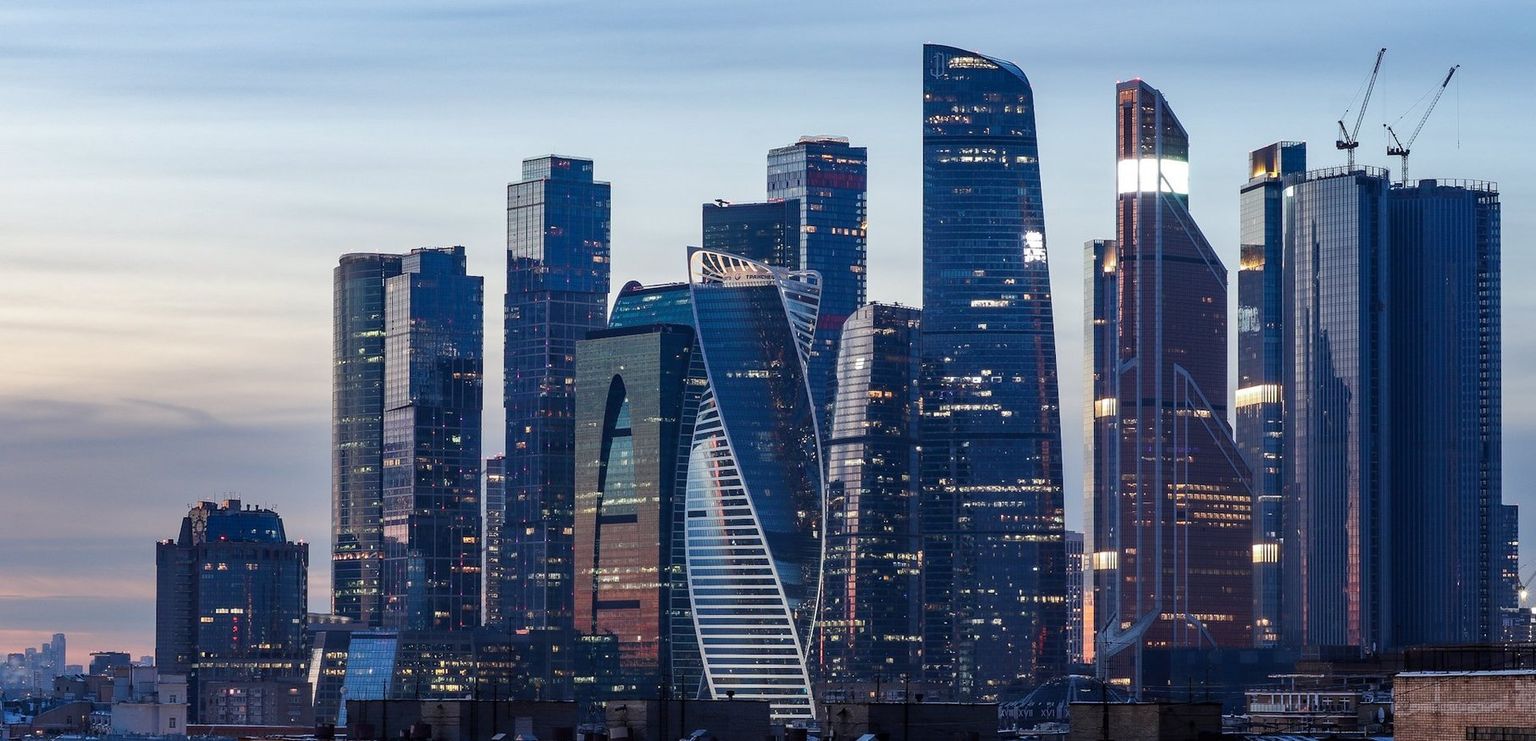 Moskva rahvusvaheline ärikvartal Moscow-City.