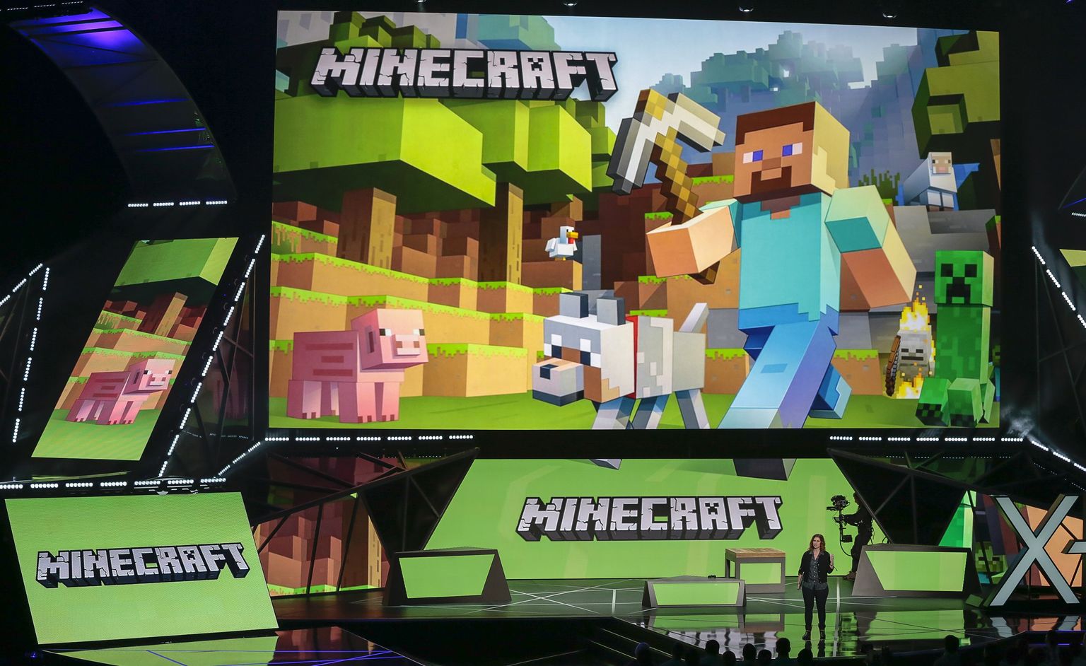 Arvutimängu Minecraft muudatusi tutvustav sündmus juunis 2015 USA-s Los Angeleses
