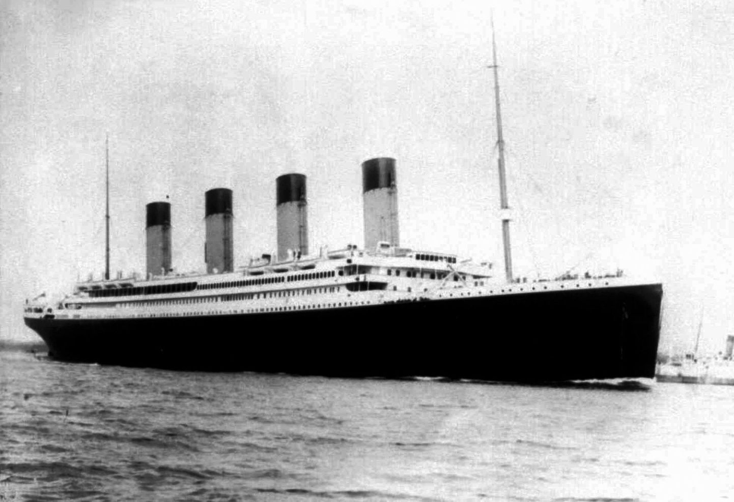 Titanic 1912. aastal Southamptoni sadamas