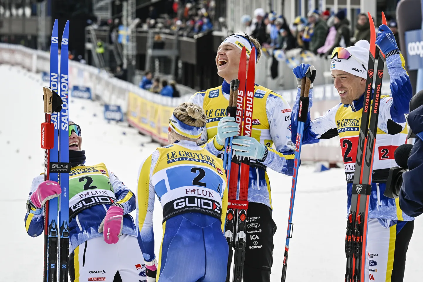 Шведская лыжная сборная, иллюстративное фото.