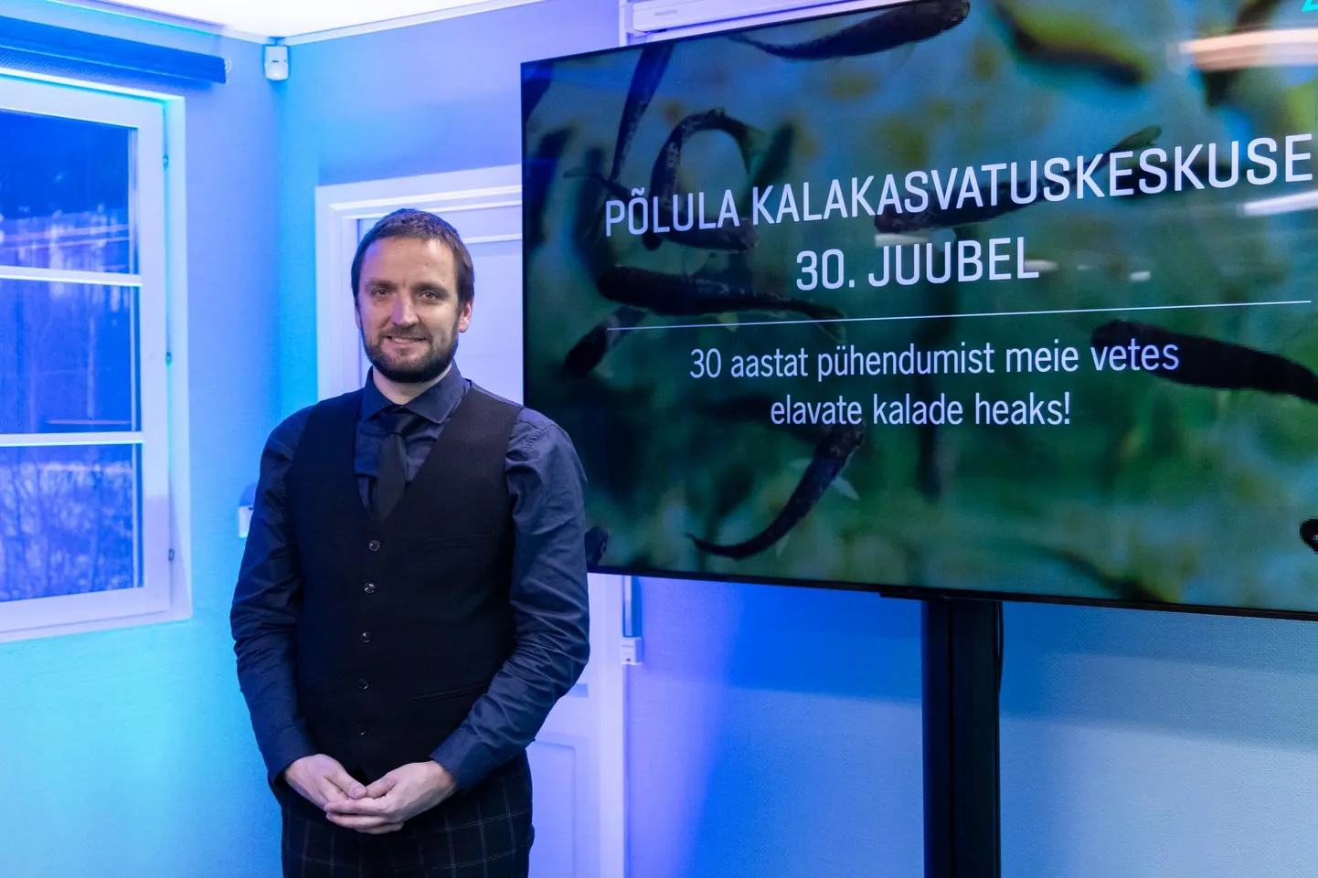 ​RMK Põlula kalakasvatustalituse juhataja Kunnar Klaas rõõmustab, et senise 30 aasta jooksul on hoogu jätkunud ja paistab, et jätkub ka tulevikus.