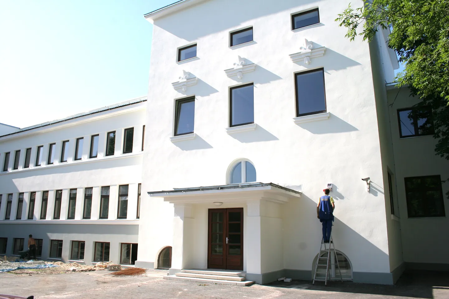 Pärnu hansagümnaasiumi hoone.