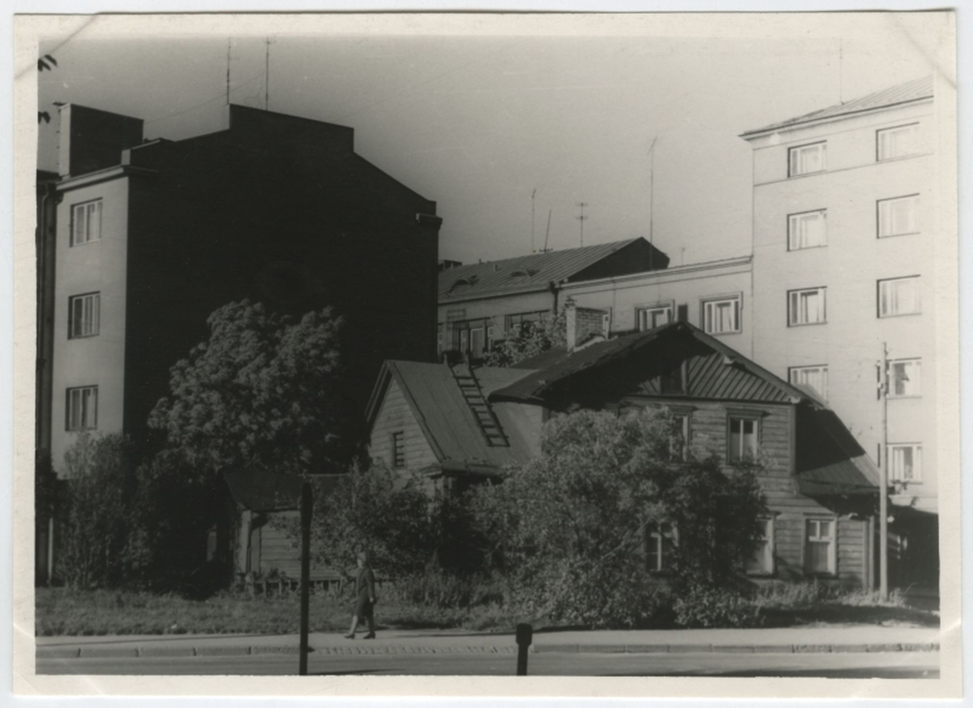 Угол Кентманни (Креукси) и Лийвалайа (Юхкентали). Фото датировано 1969 годом.