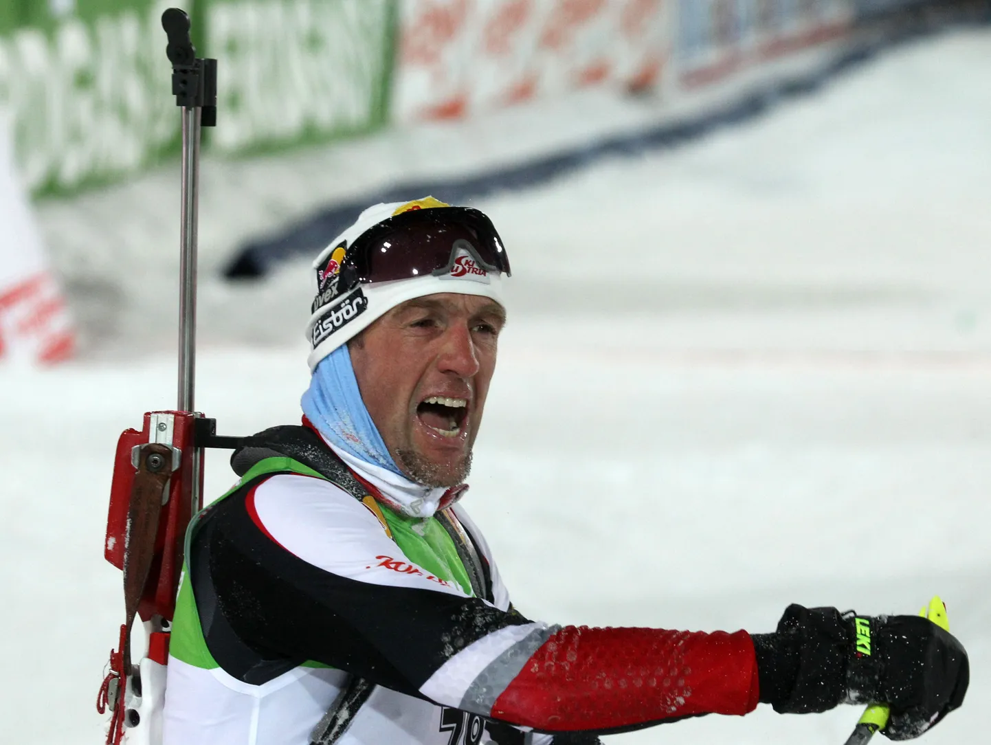 Vanameister Christoph Sumann sai tänavu MMil 20 km sõidus 3. koha.