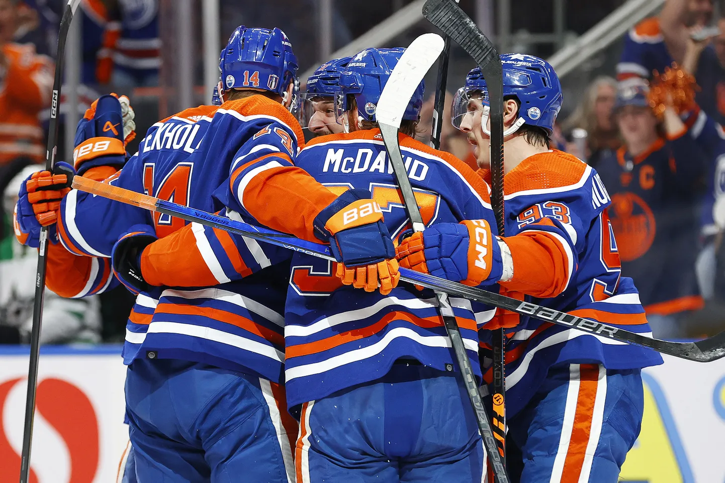 Edmontonas "Oilers" hokejisti.