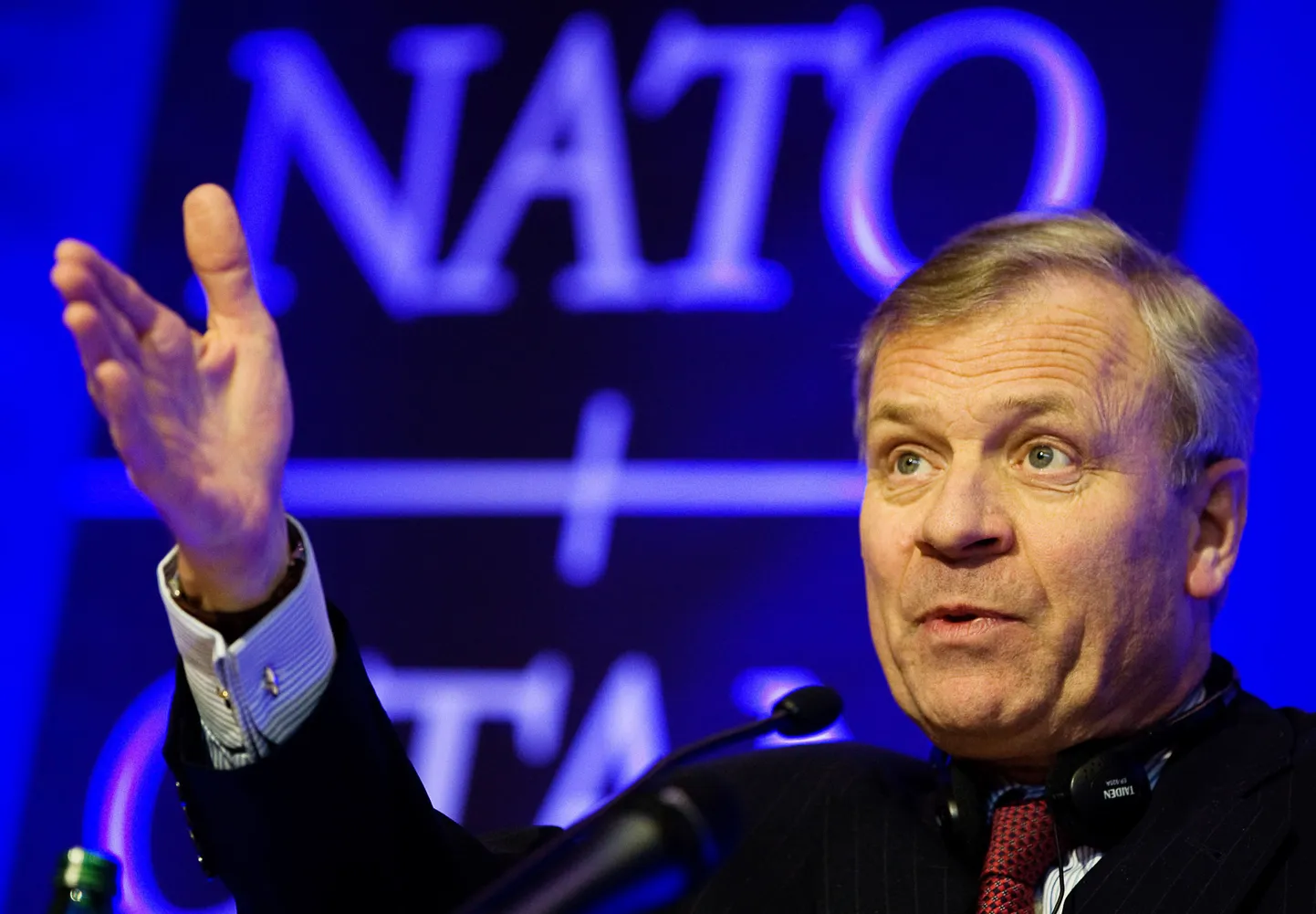 NATO peasekretär Jaap de Hoop Scheffer.