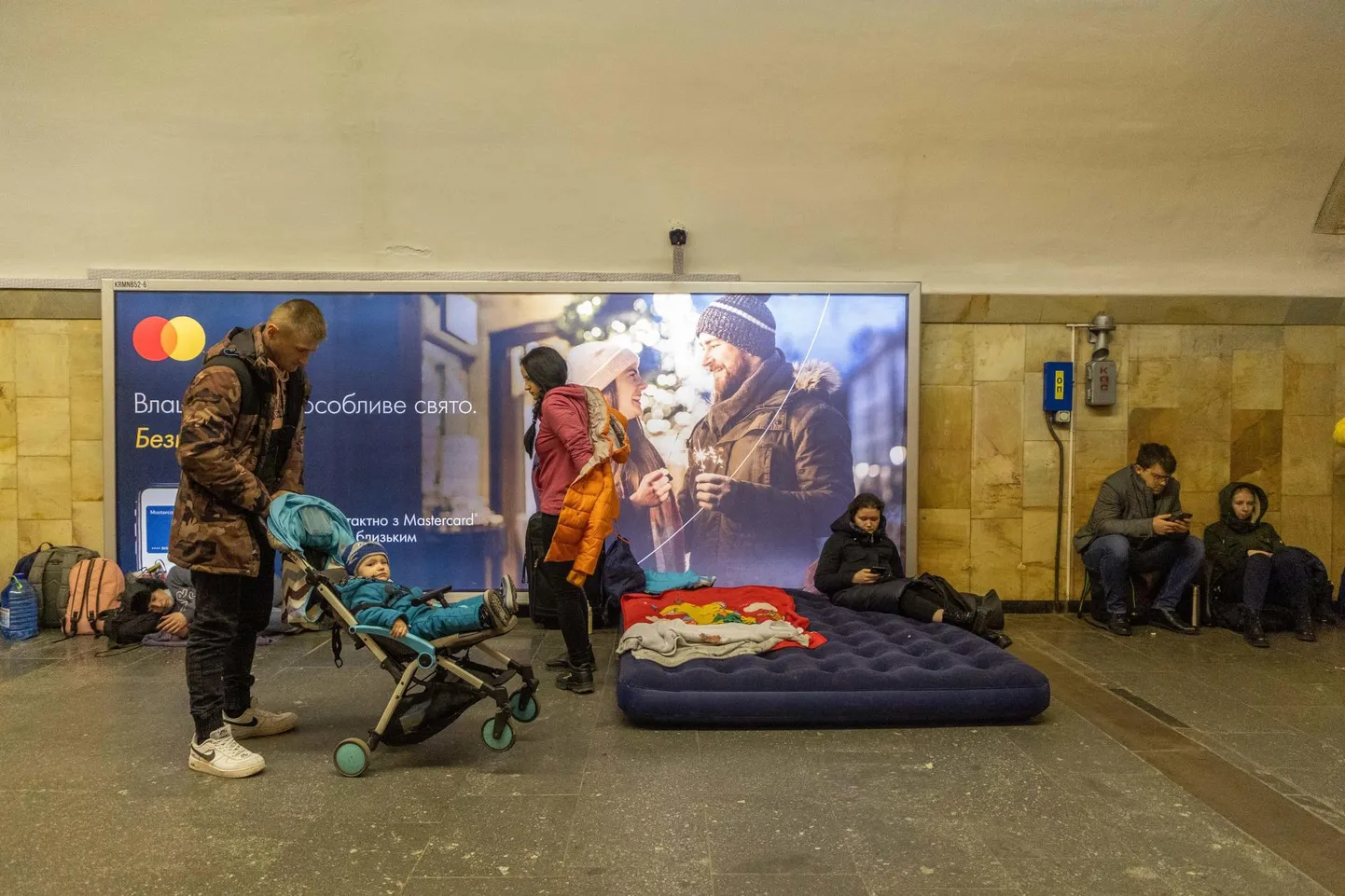 Kiievis pakkus õhurünnakute puhul esmast kaitset metroo.