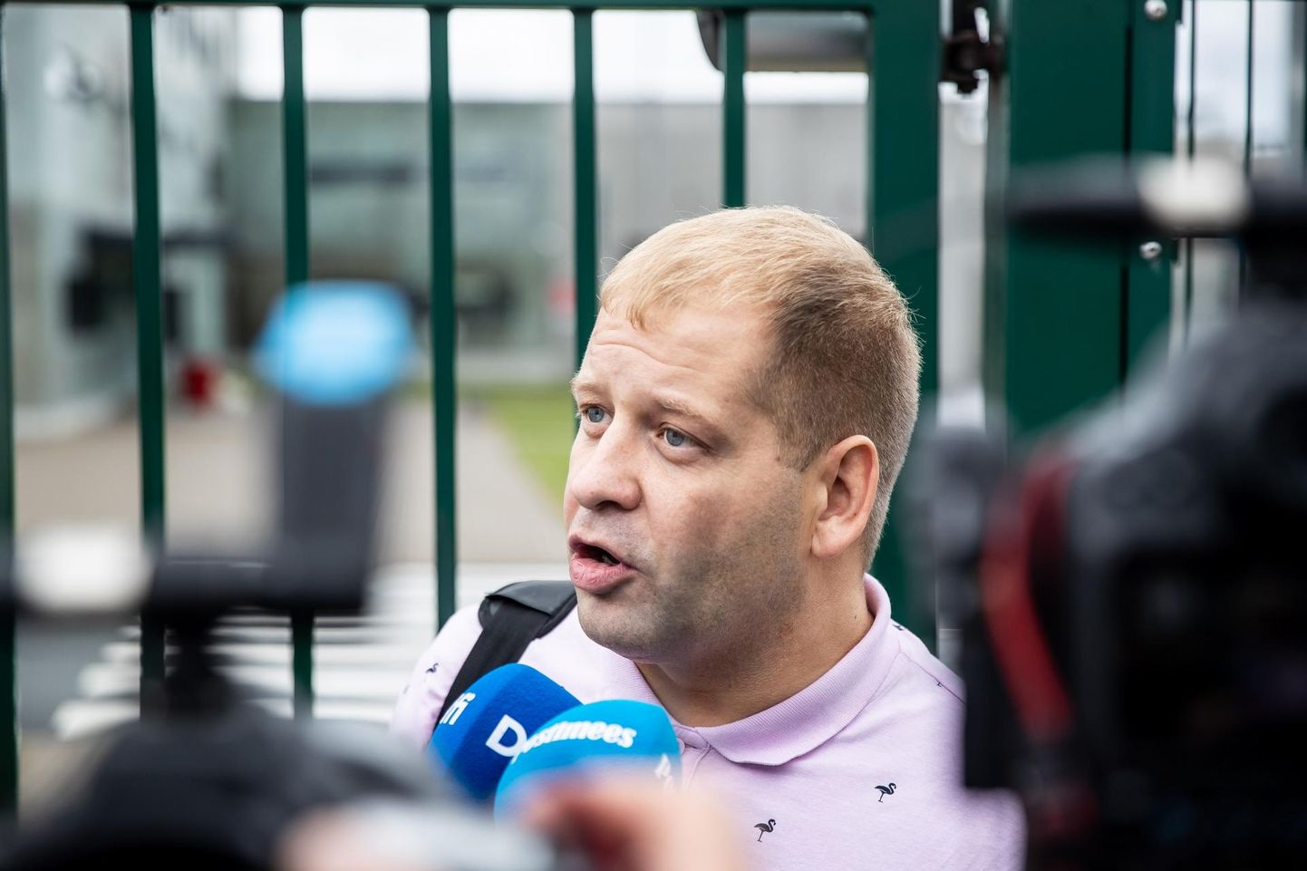 Endine Keskerakonna poliitik Tõnis Liinat vabanes Tallinna vangla eeluurimisosakonnast.