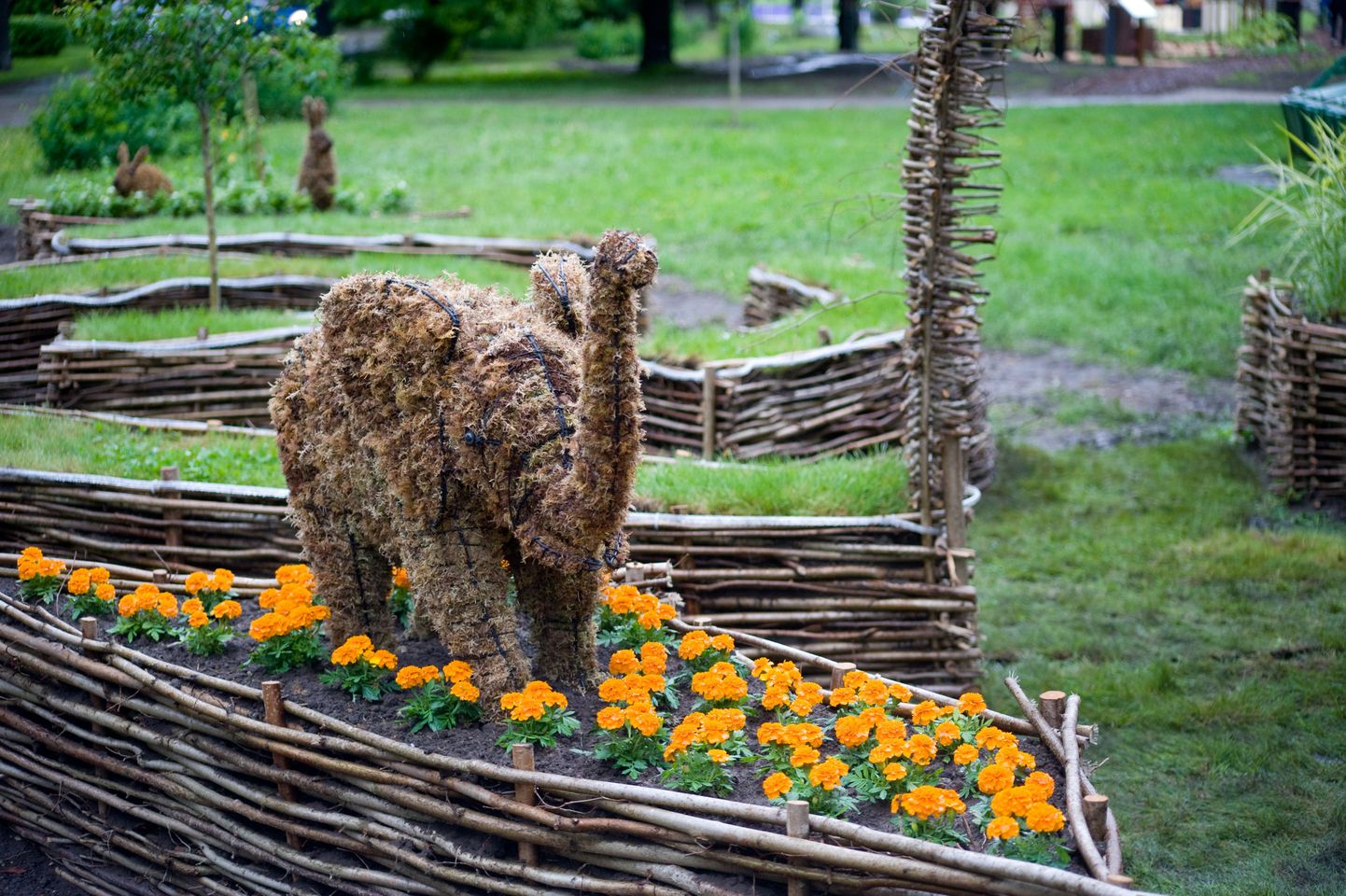 Сады первого международного Фестиваля цветов в Таллинне в 2009 году.
