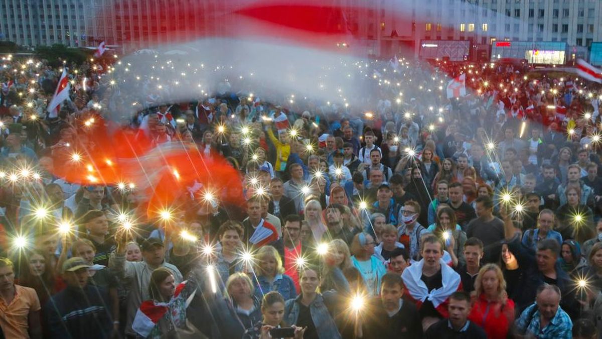 Protesti Baltkrievijā.