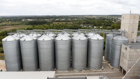 V podjetju "Dobeles dzirnavnieks" v Latviji pogašen požar v skladišču žita