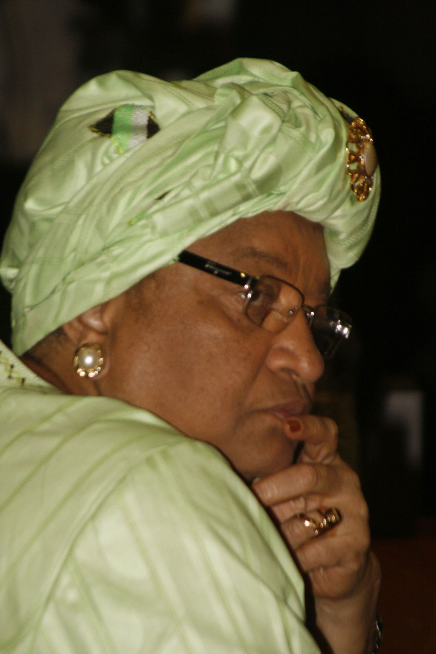 Libeeria president Ellen Johnson Sirleaf