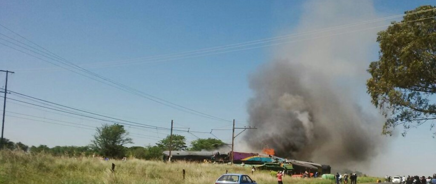 Rongiõnnetus Lõuna-Aafrika Vabariigis.