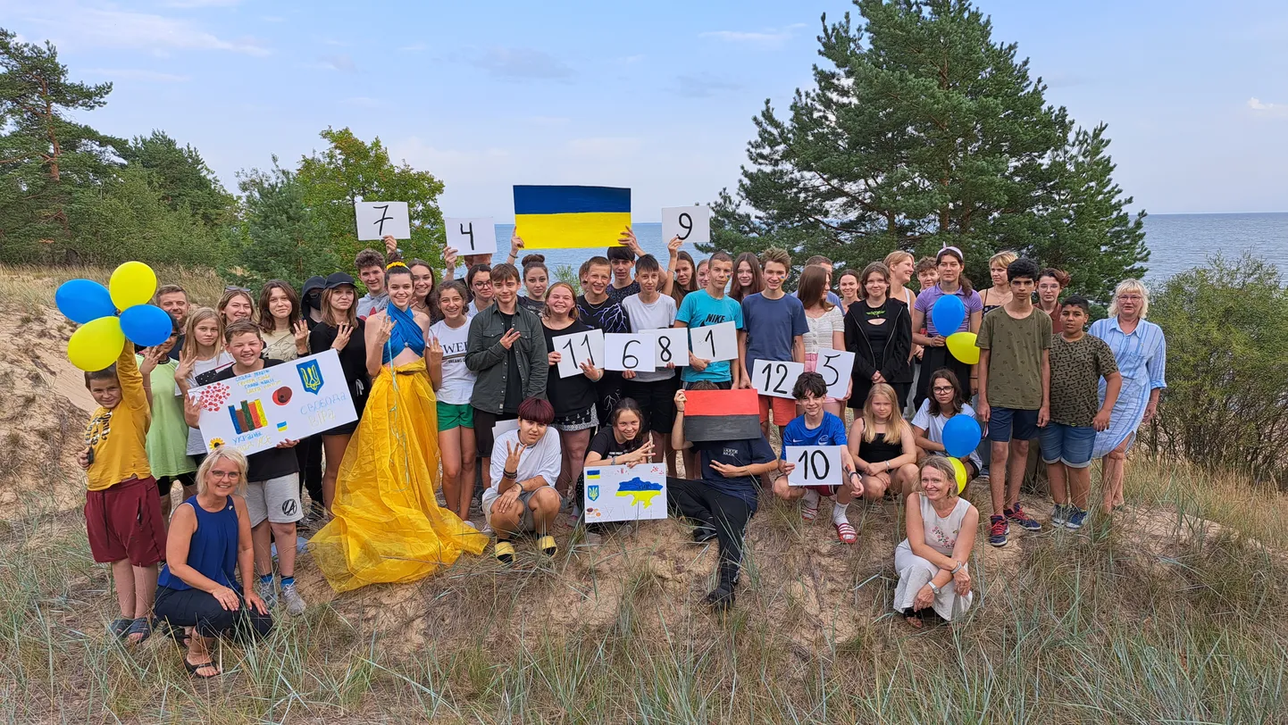 Организованный при поддержке MTÜ Eesti Pagulasabi молодежный лагерь.