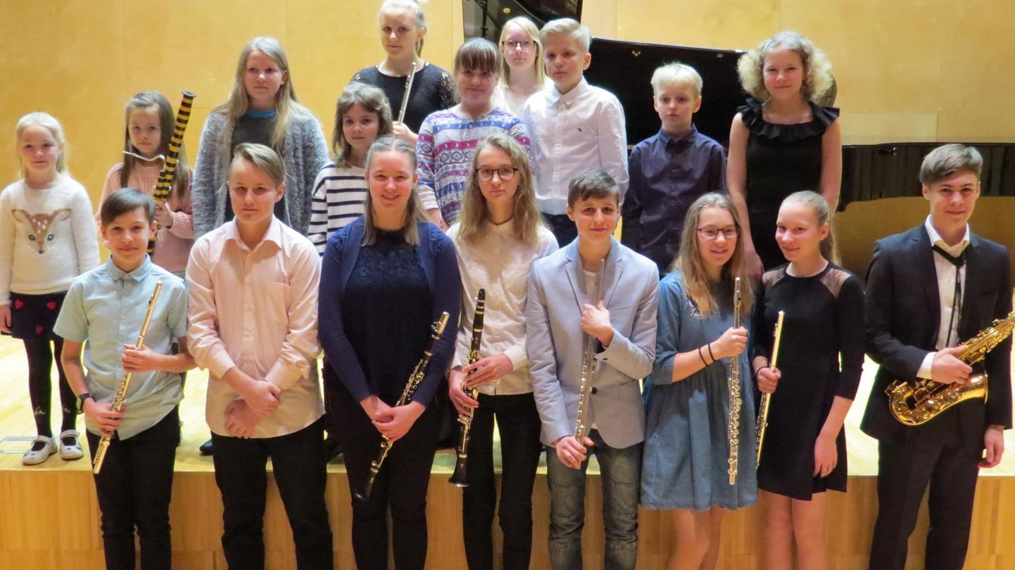 Pärnu ja Keila muusikakooli õpilased andsid mullu ühiskontserdi Keilas.