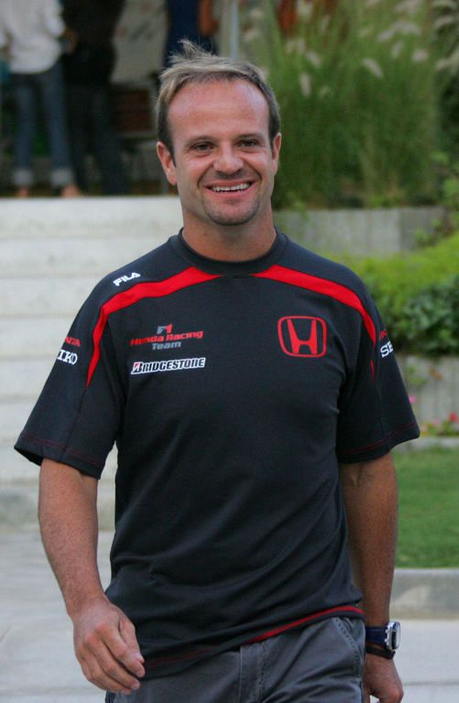 Honda piloot Rubens Barrichello.