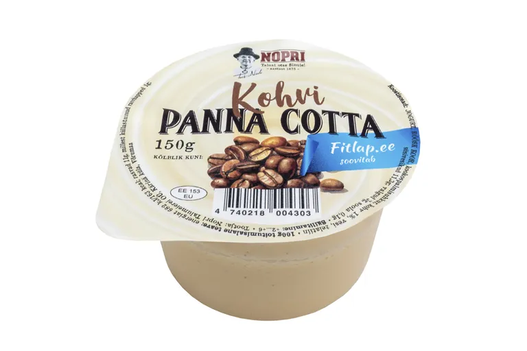 Nopri Talumeierei kohviga panna cotta