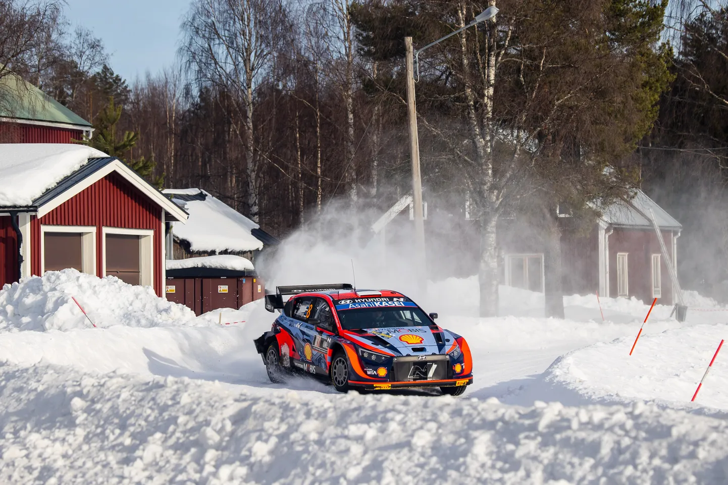 Ott Tänak ja Martin Järveoja 2024. aasta Rootsi rallil.