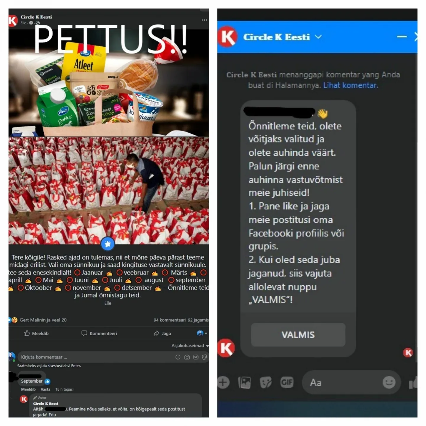 Järjekordne libaleht inimeste petmiseks.