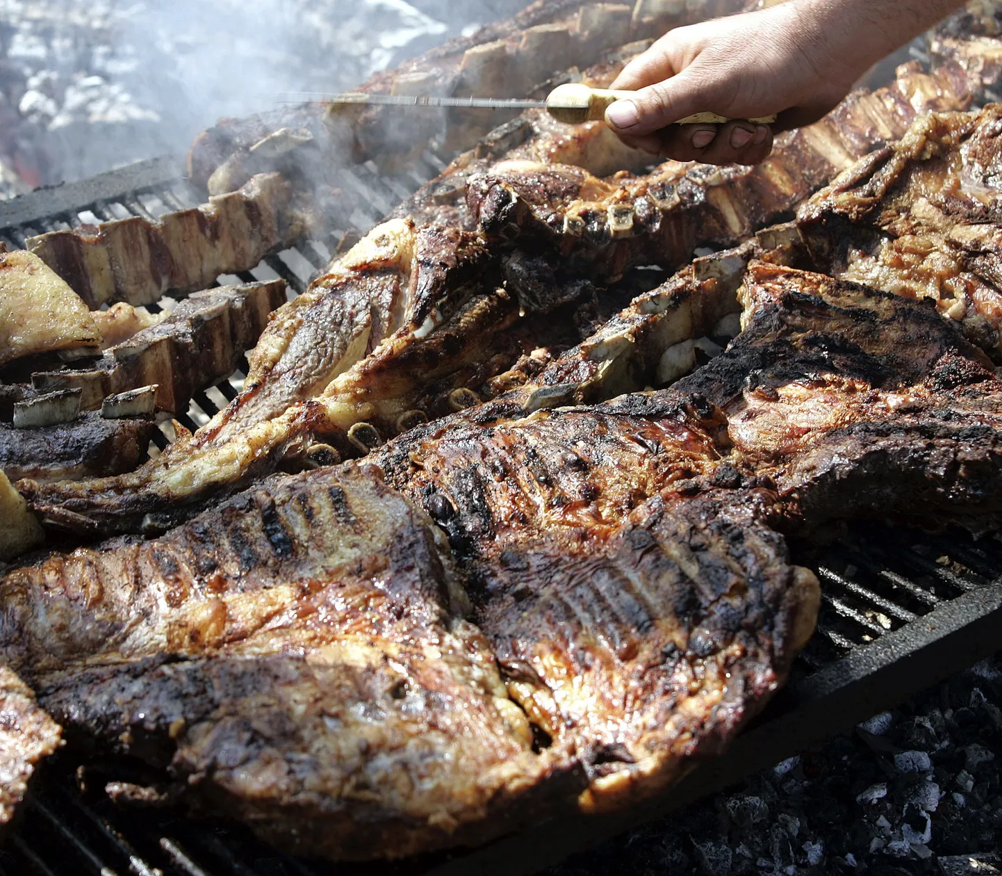 Гриль-мясо.