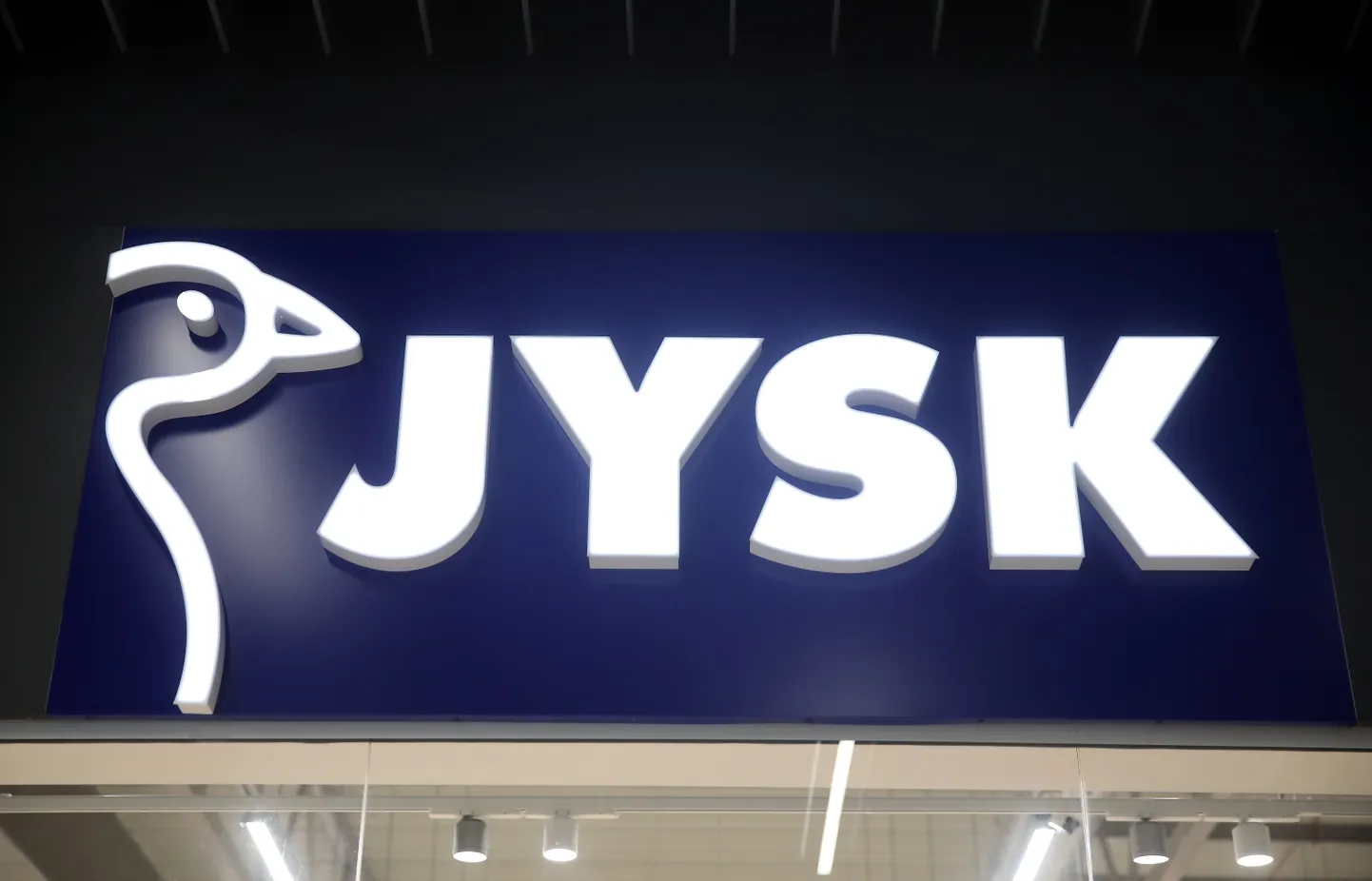 Mājsaimniecības preču mazumtirdzniecības uzņēmuma "JYSK" veikals.
