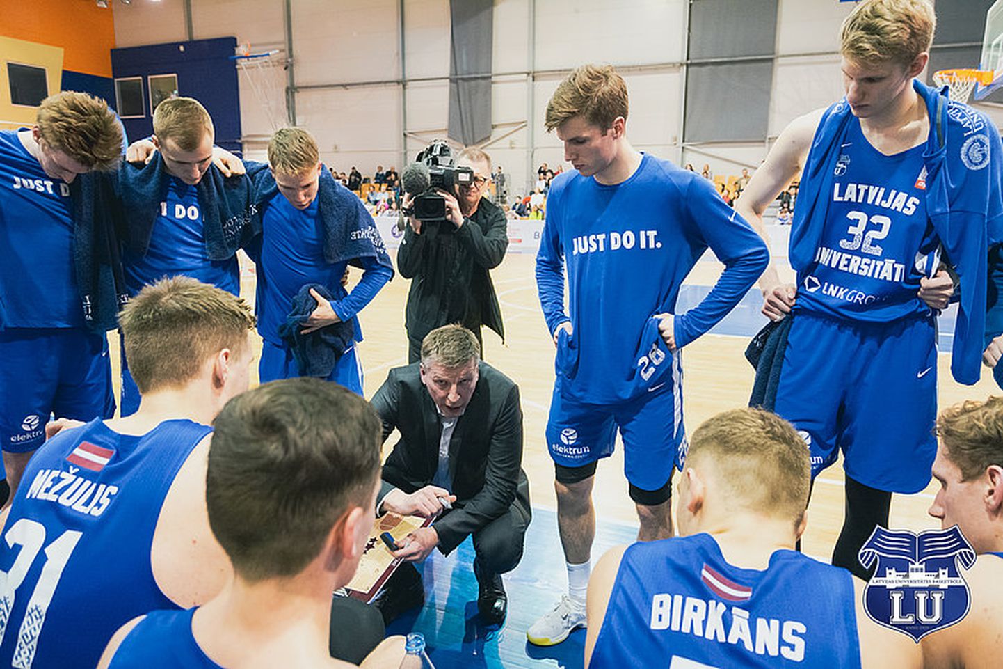 Basketbola komanda "Latvijas Universitāte".