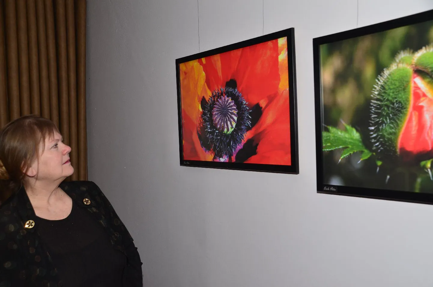 Fotonäituse avamisel tähistati ühtlasi loodusfotograafi ja flöödiõpetaja Luule Põderi juubelit.