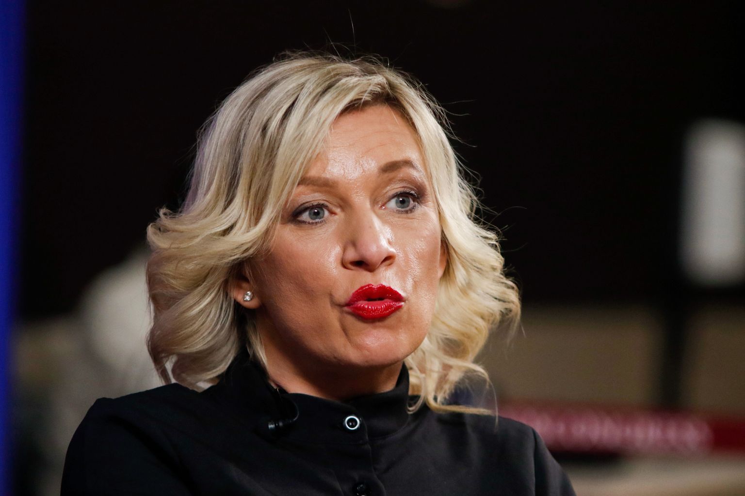 Venemaa välisministeeriumi pressiesindaja Maria Zahharova 16. juunil 2022 Peterburis majandusfoorumil