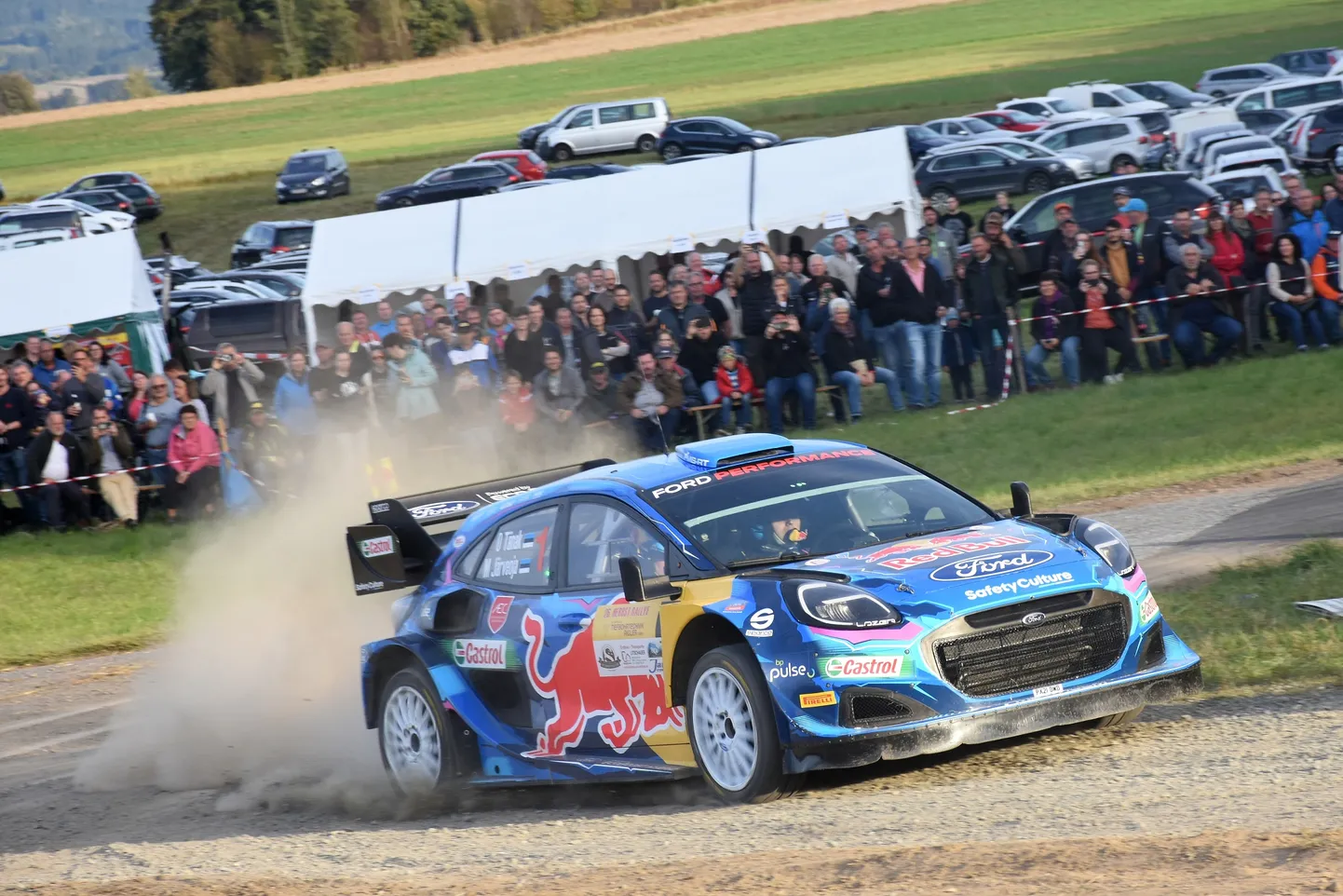 Ott Tänak ja Martin Järveoja Austrias peetud rallil.