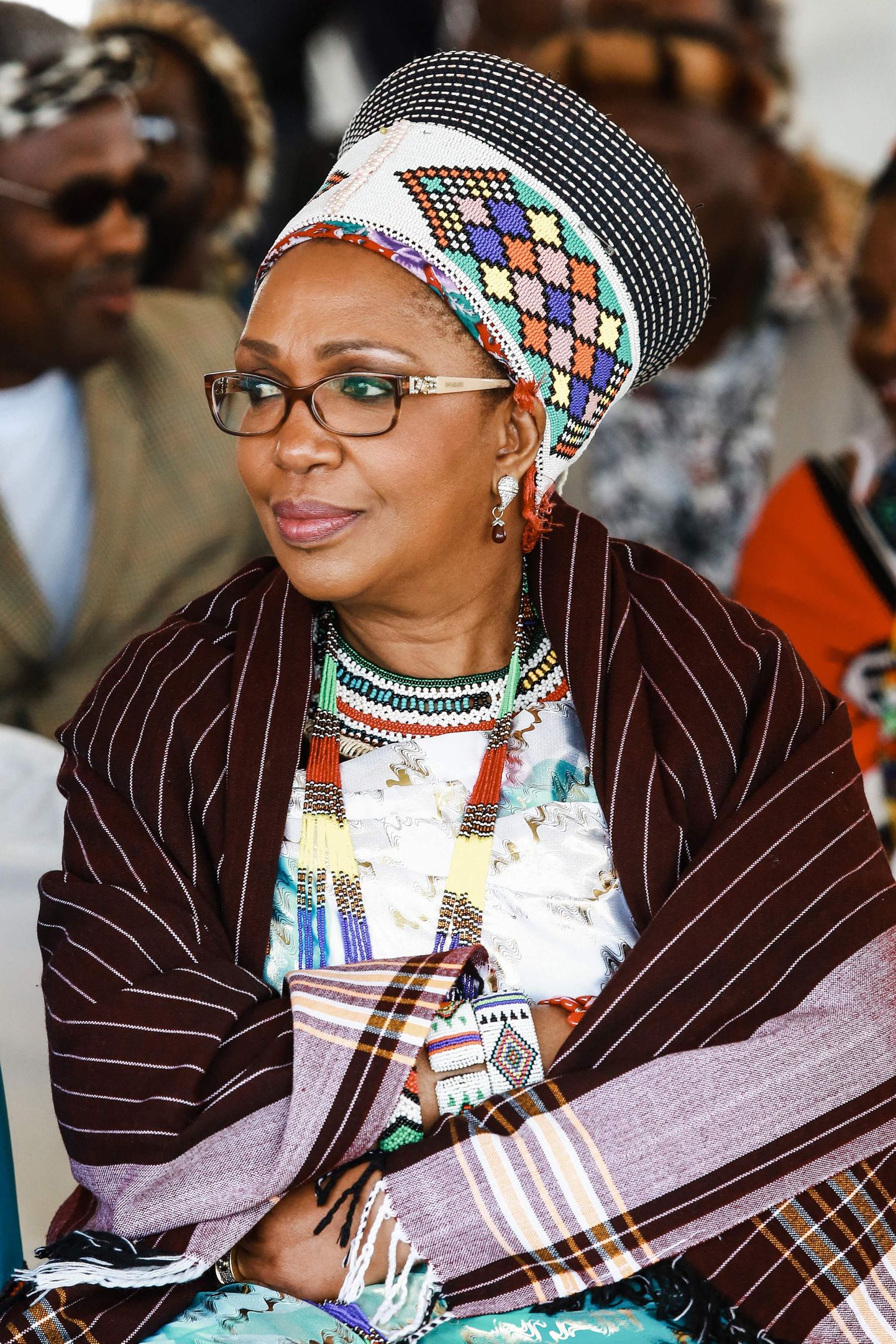 Suulude kuninganna Shiyiwe Mantfombi Dlamini Zulu septembris 2013 suulude hõimu tähtpäeval Durbanis