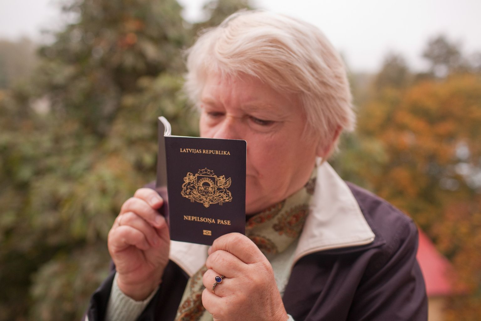 Паспорт негражданина Латвии, выдаваемый лицам, не являющимся гражданами республики или какой-либо другой страны.