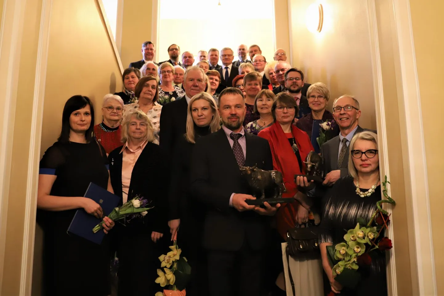 Tänavu maaeluministeeriumilt tunnustuse saanud inimesed FOTO: Maaeluministeerium