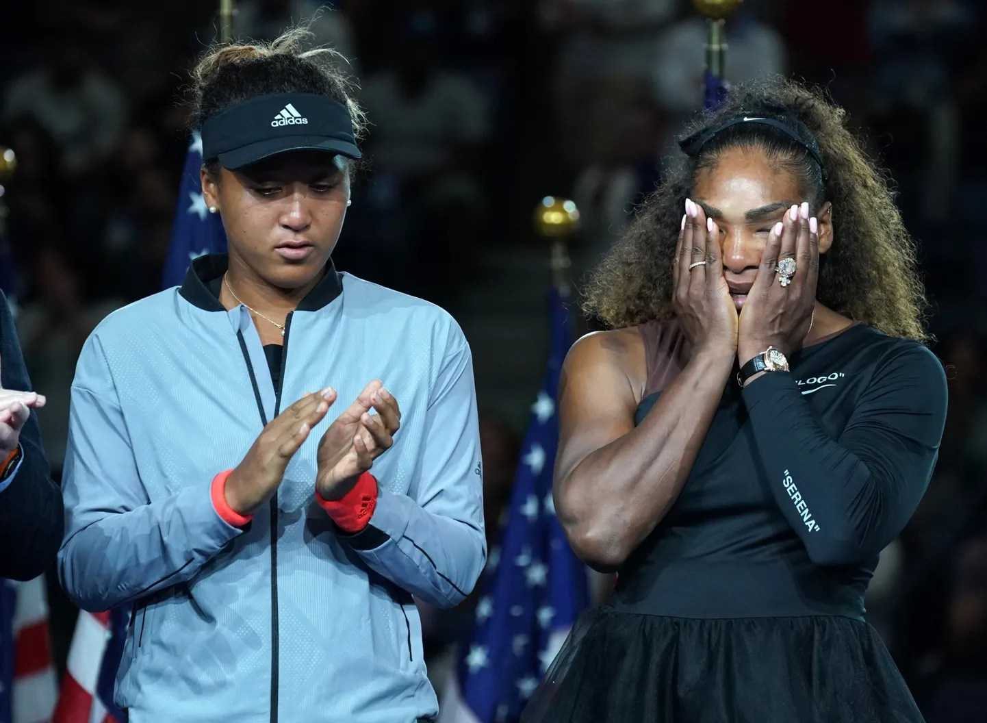 Naomi Osaka un Serēna Viljamsa