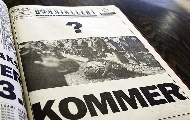 1993. aastal jõudis tollase Hommikulehe kaanele foto haavatud Koit Pikarost, keda tulistas Asso Kommer. Konflikti asjaolude kohta levivad siiani vastuolulised seisukohad.