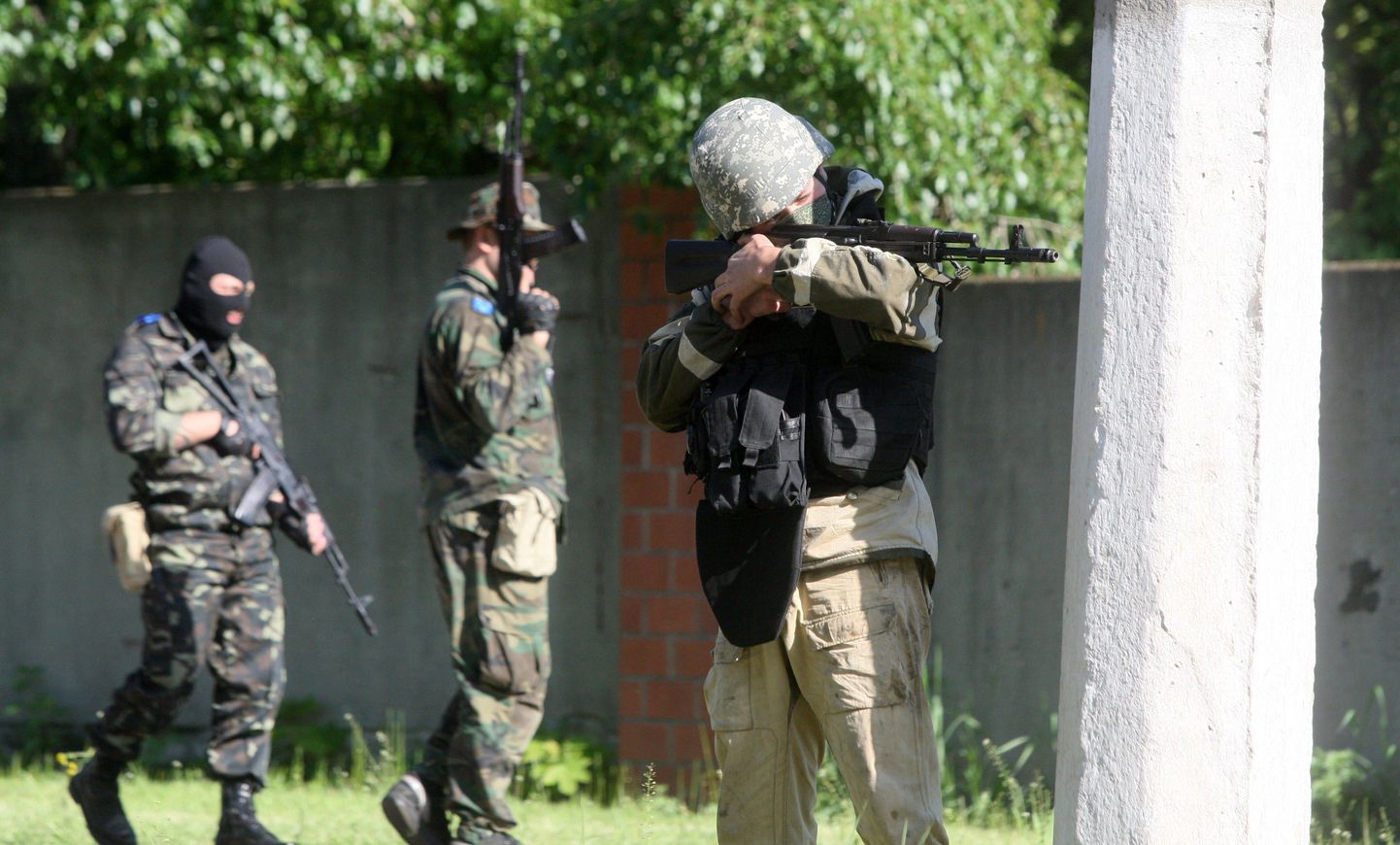 Relvastatud separatist Ida-Ukrainas.