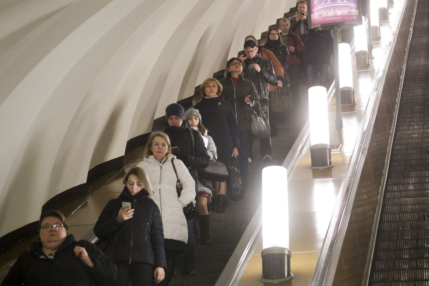 Петербургское метро после теракта.