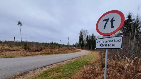 ESMAKORDNE LEID ⟩ Katkus kodusea jäänused visati Võrumaal metsaserva vedelema