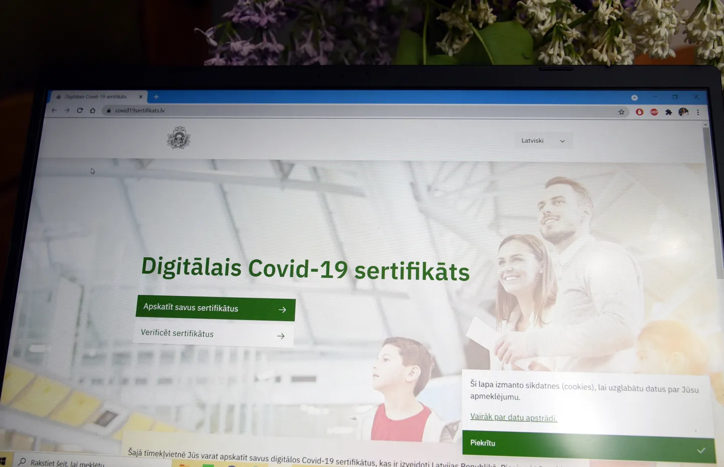 Nacionālā mēroga digitālais vakcinācijas pret Covid-19 sertifikāts.