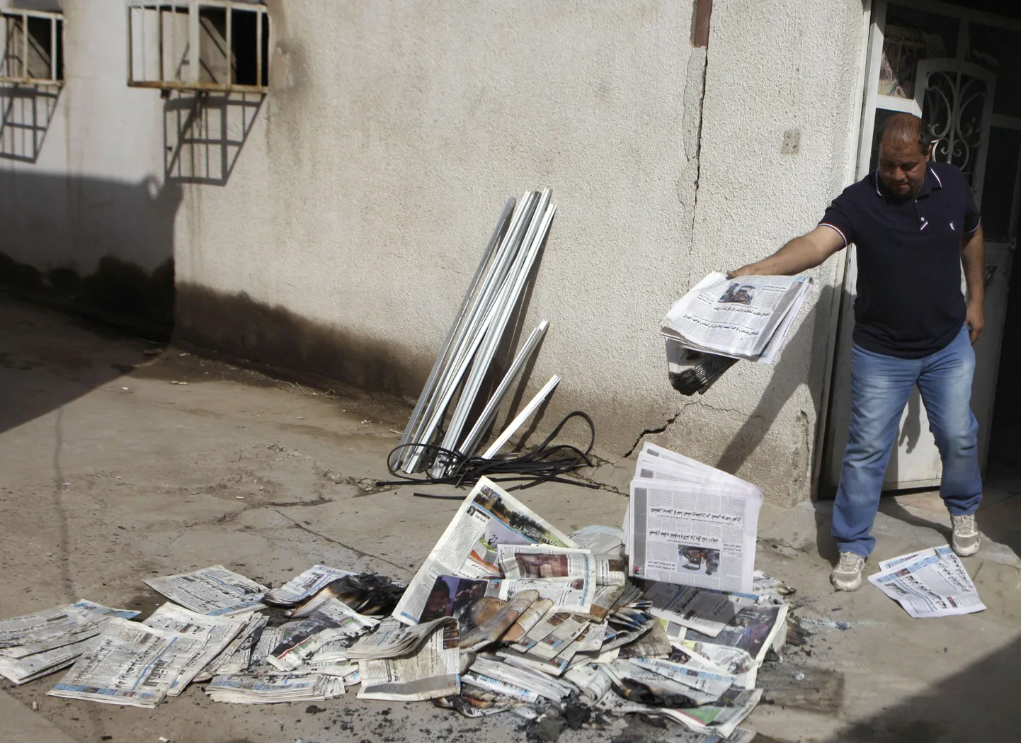 Iraagis rünnati ajalehetoimetusi.