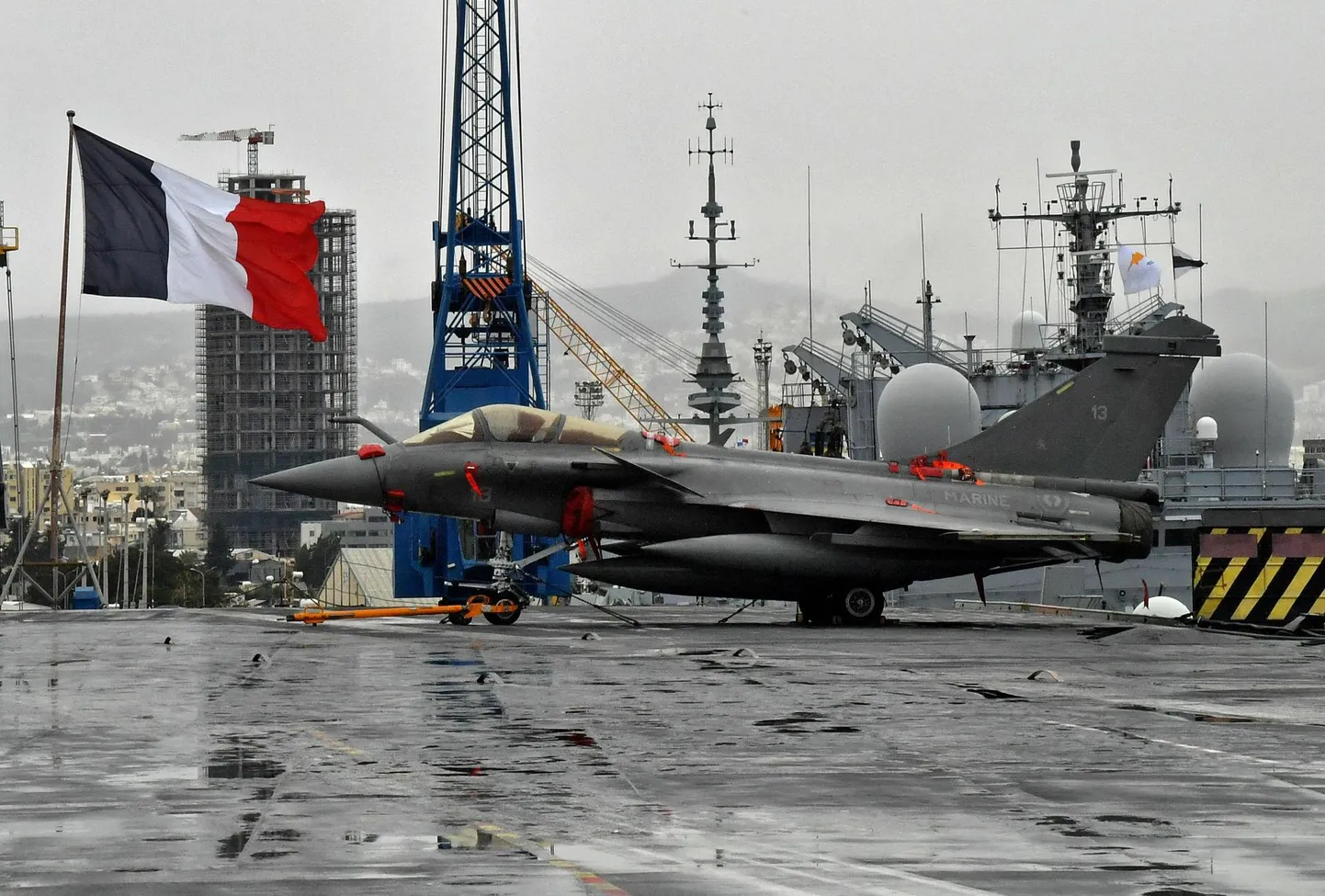Prantsusmaa tuumavõimega hävitaja Dassault Rafale.