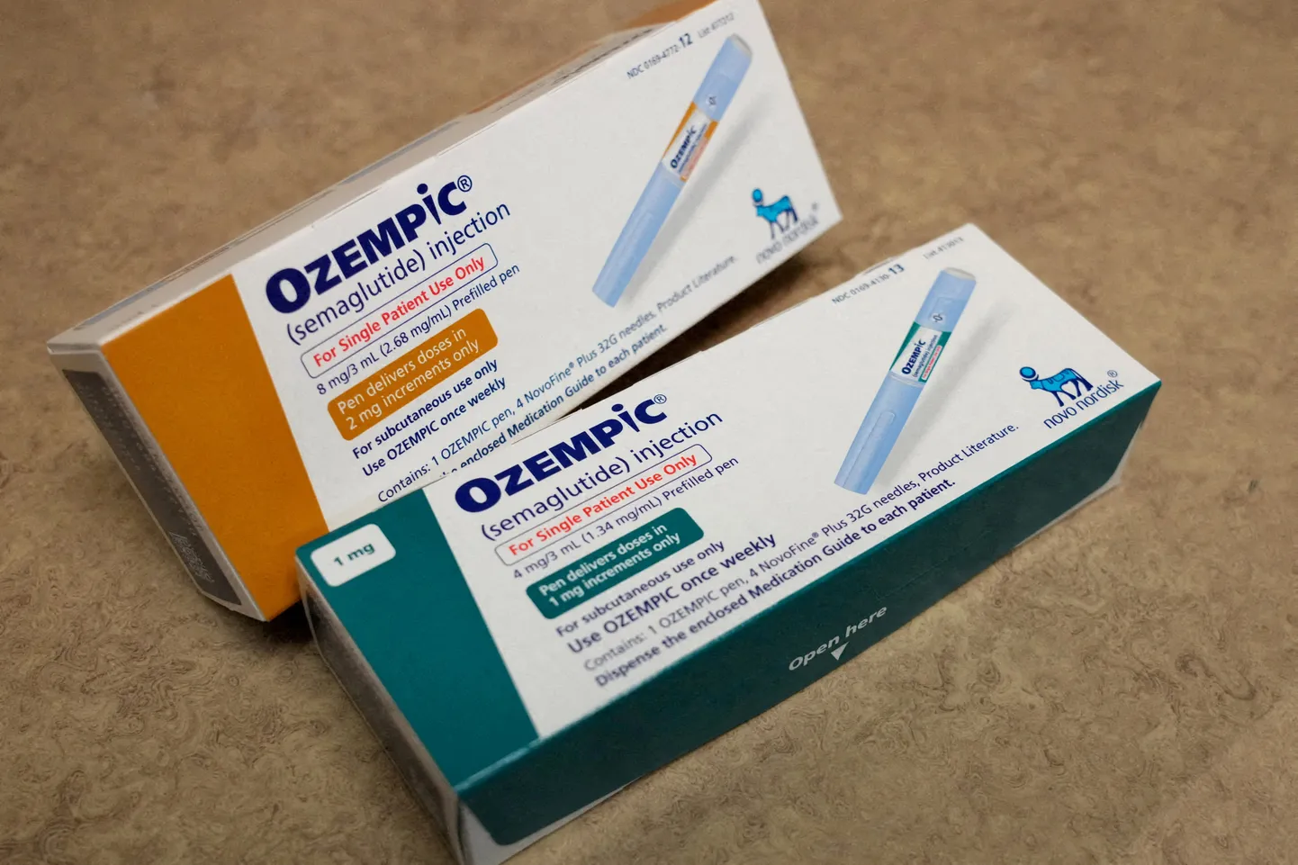 Novo Nordisk'i toodetud ravim Ozempic, mida kasutatakse diabeedi raviks ning mis aitavad ka rasvumise puhul.
