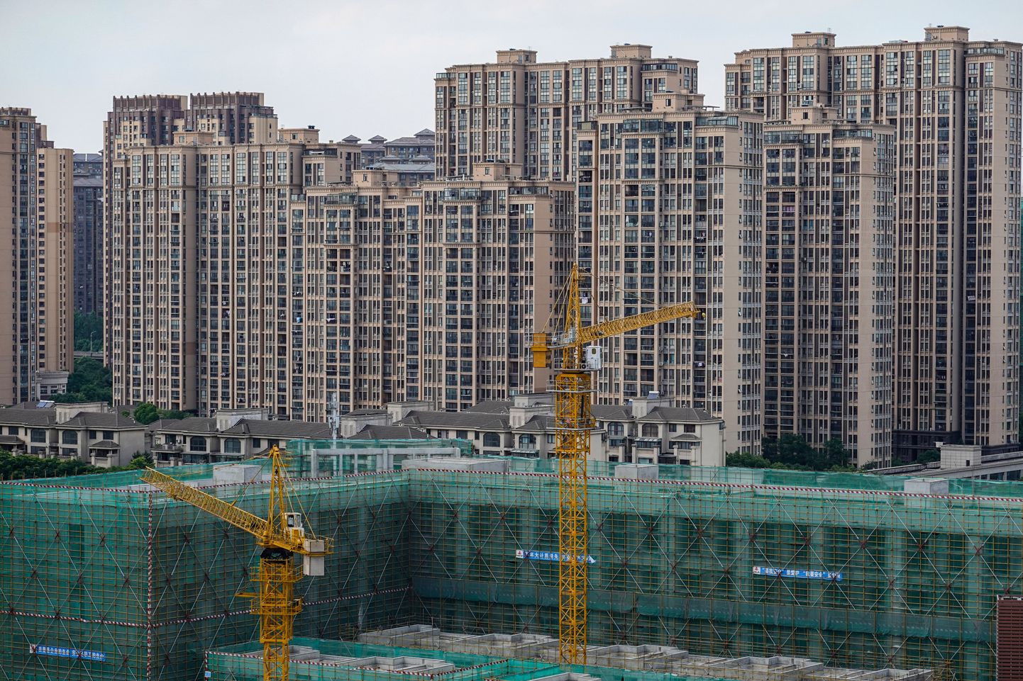 Ehitustegevus Hiinas Changzhous. Foto on illustratiivne.