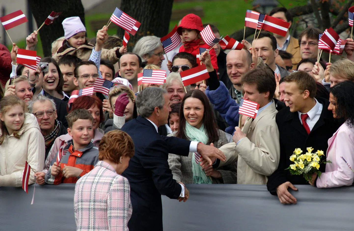 Ühendriikide ekspresident George W. Bush 2005. aasta mais Läti pealinnas Riias.