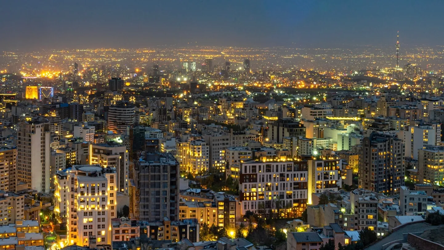 Teheran. Pilt on illustreeriv.