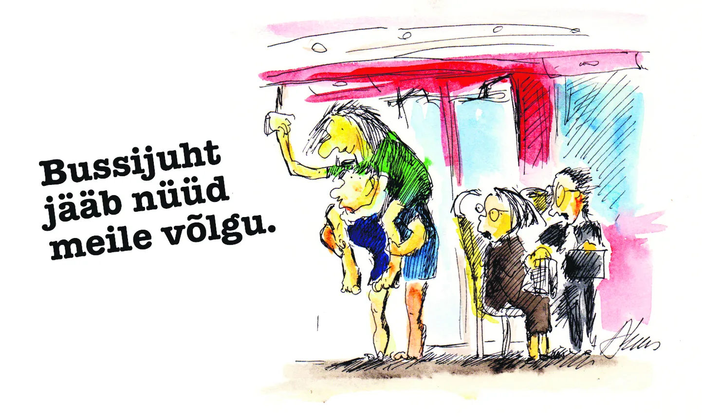 Tasuta bussisõit.