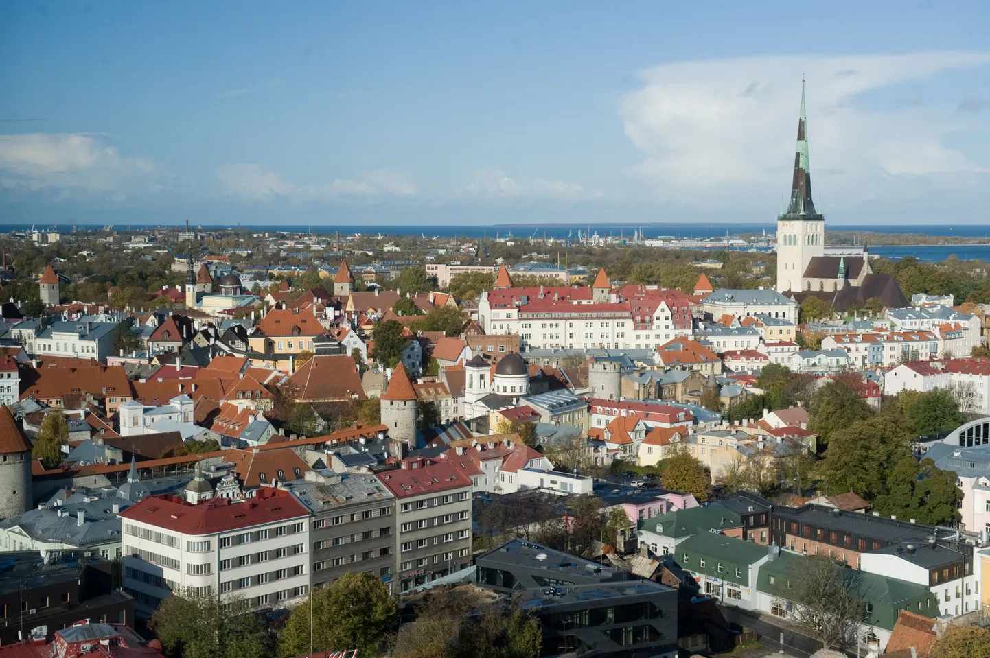 Vaade Tallinna vanalinnale