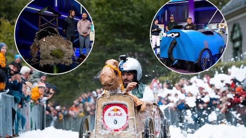 FOTOD JA VIDEO ⟩ Soapboxil läheb rajale Elu24 hiiglaslik mikrofon! Vaata, milliste pööraste sõidukitega konkurendid vastu astuvad