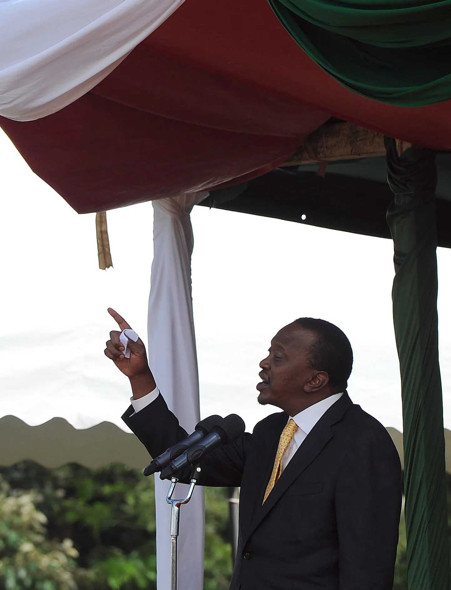 Kenya president Uhuru Kenyatta